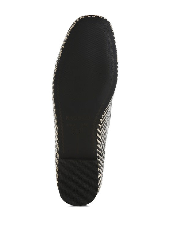 Dara Raffia Tassels Detail Loafers - Tigbul's Variety Fashion Shop
