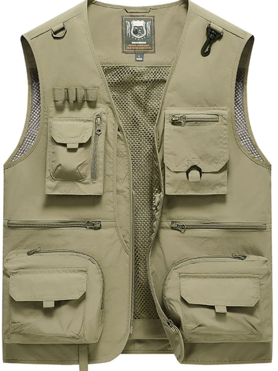 Men's Size Small to 6XL Zip Up Vest with Pockets Plus - Tigbul's Variety Fashion Shop