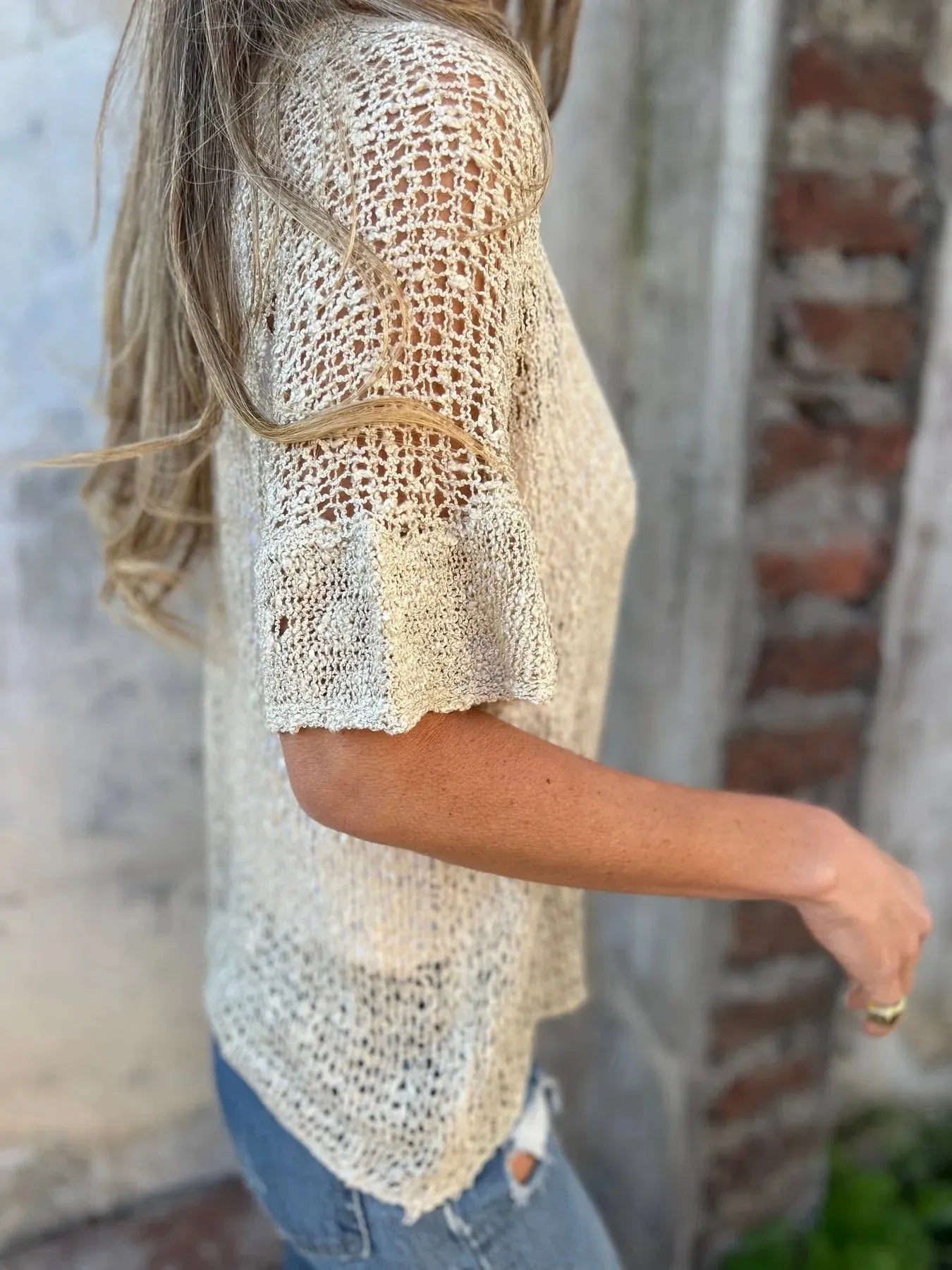 Full Size One Button Half Sleeve Cardigan Plus Size - Tigbul's Variety Fashion Shop