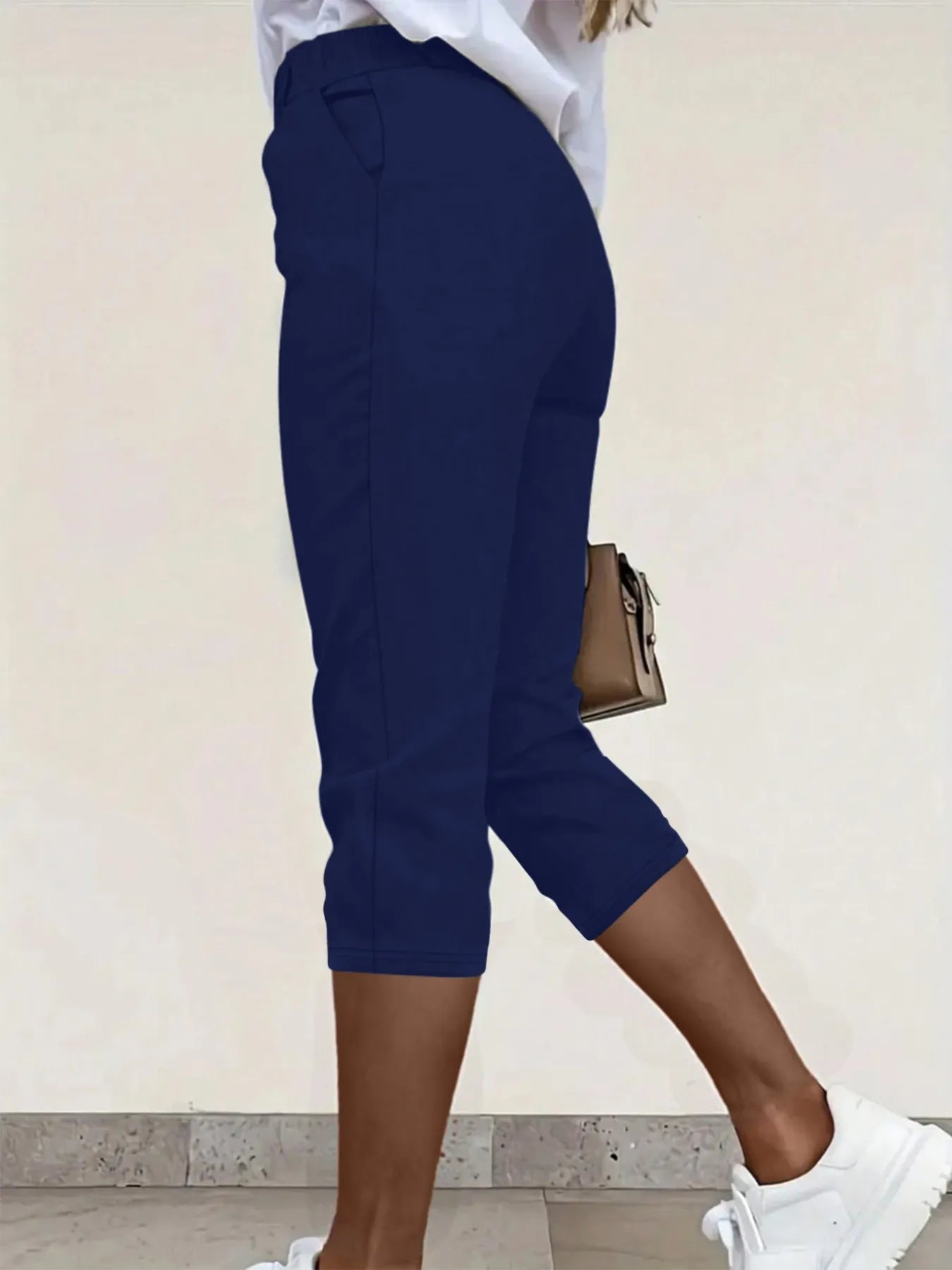 Pleated Detail Pants with Pockets - Tigbul's Variety Fashion Shop