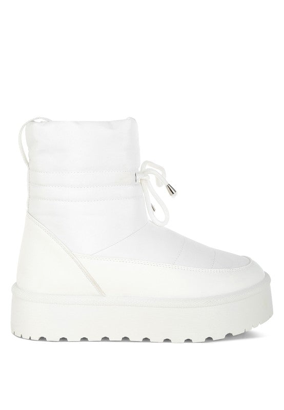 Pacos High Ankle Chunky Snow Boots - Tigbul's Variety Fashion Shop
