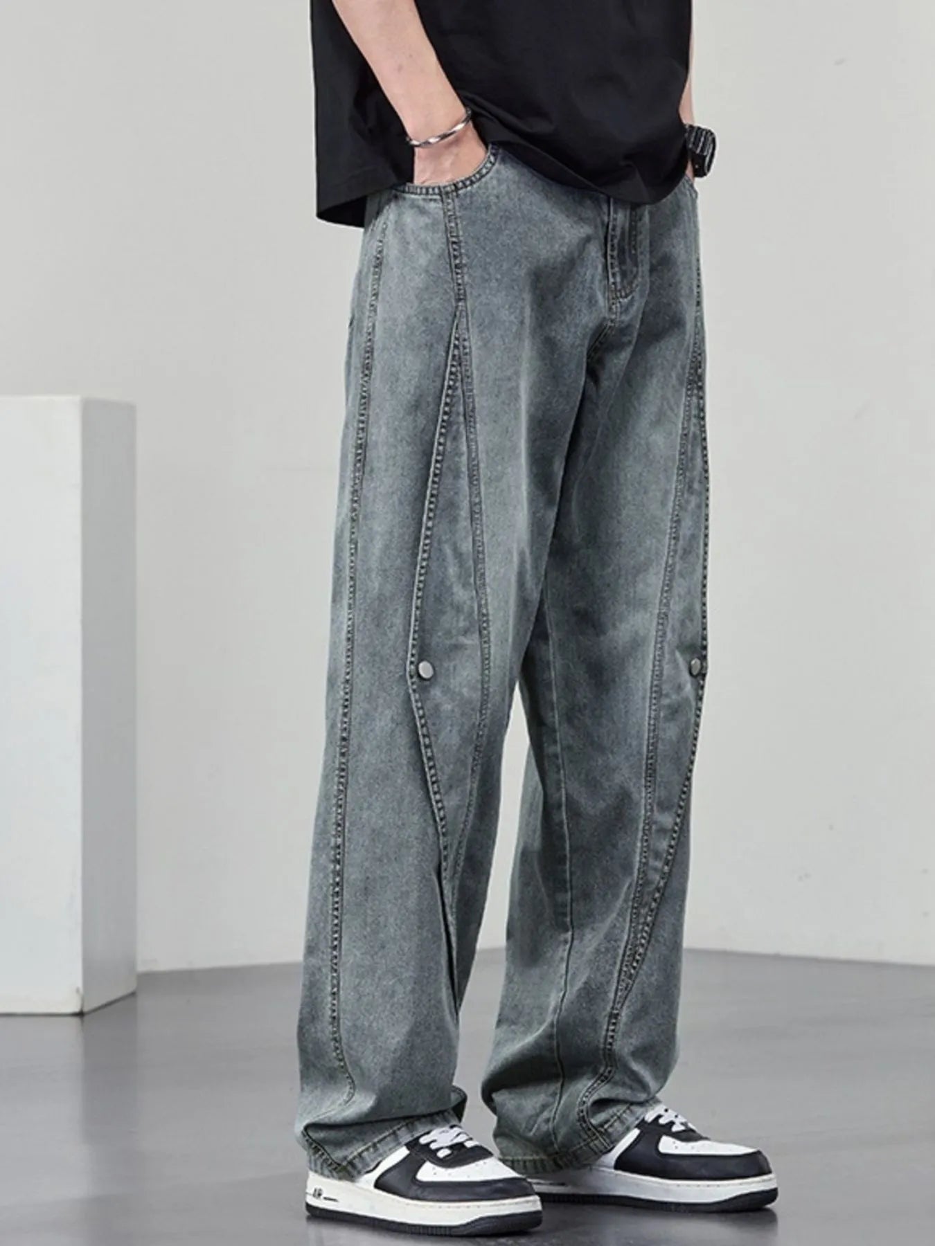 Men's Plus Size Wide Leg Jeans - Tigbul's Variety Fashion Shop