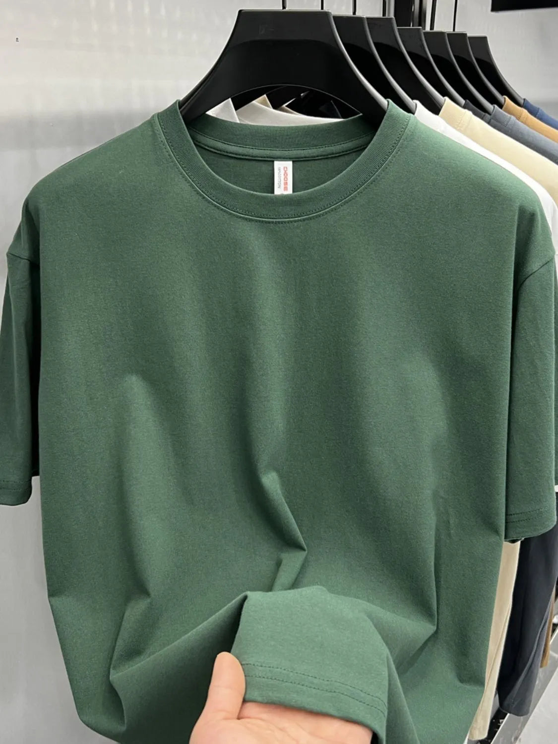 Men's Plus Size Round Neck Short Sleeve T-Shirt - Tigbul's Variety Fashion Shop