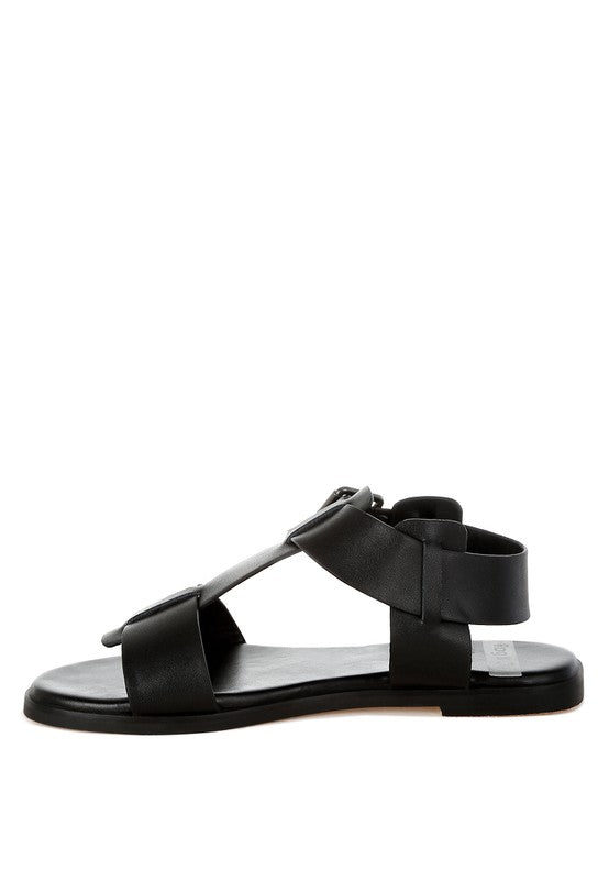 Shayla Gladiator Flat Sandals - Tigbul's Variety Fashion Shop