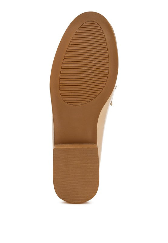 Mogul Penny Strap Detail Loafers - Tigbul's Variety Fashion Shop