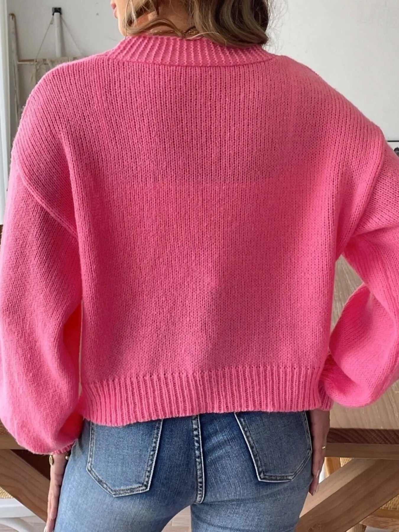 Open Front Drop Shoulder Cardigan - Tigbul's Variety Fashion Shop