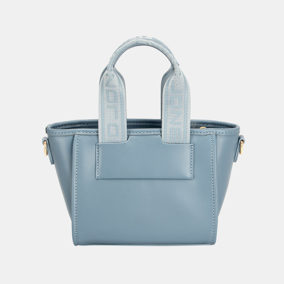 David Jones Small Handbag with Embossed Pattern Handles - Tigbul's Variety Fashion Shop