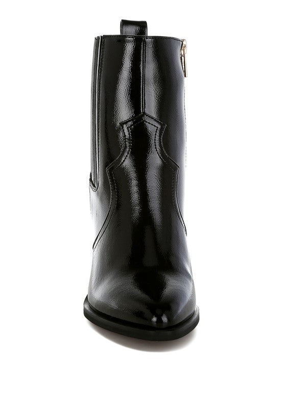 Cornus Pointed Toe Ankle Boots - Tigbul's Variety Fashion Shop