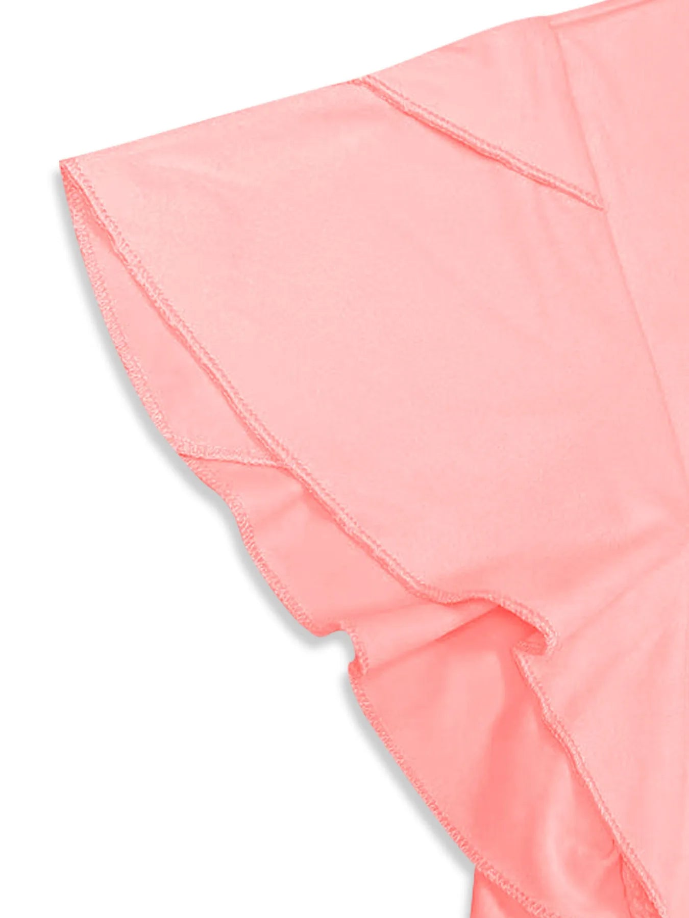 Casual Layered Round Neck Ruffled Sleeve Dress - Tigbul's Variety Fashion Shop