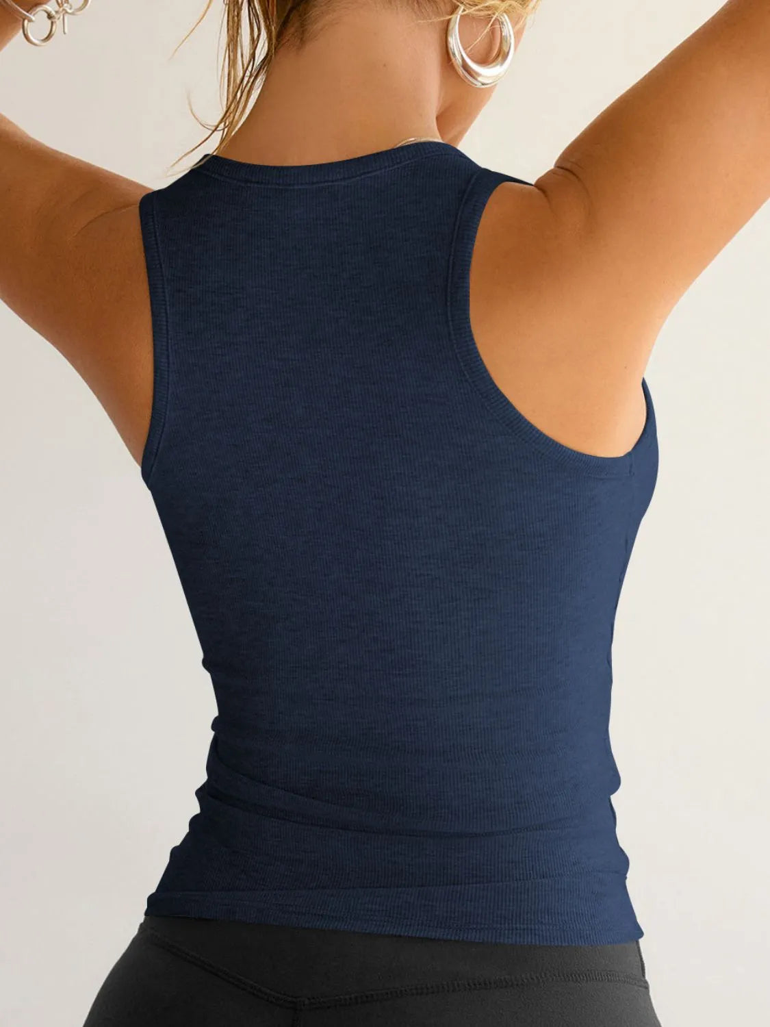 Solid Color Wide Strap Tank - Tigbul's Variety Fashion Shop
