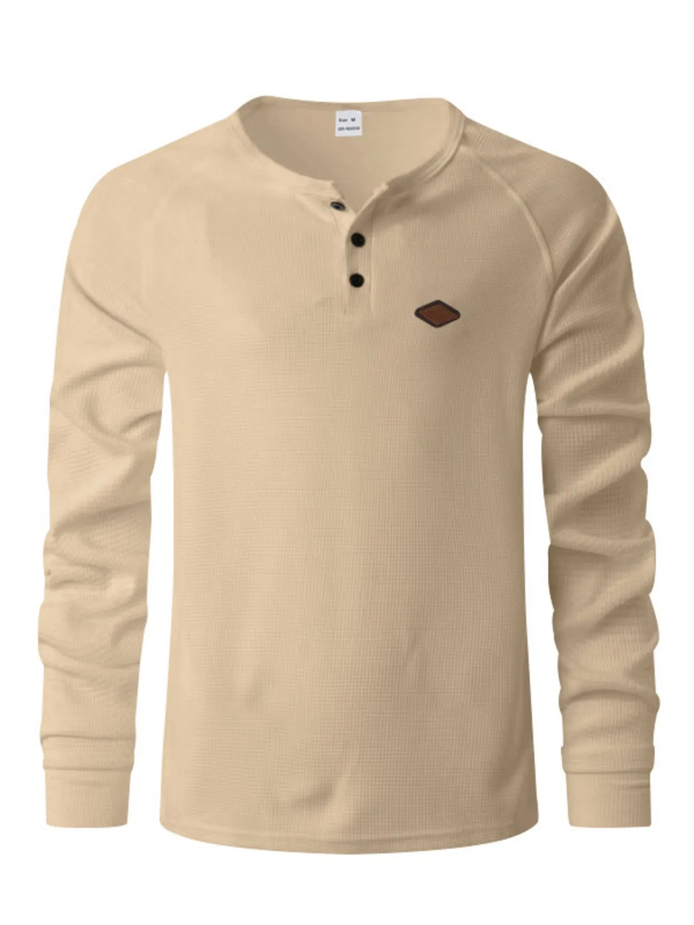 Men's Full Size Button Detail Long Sleeve T-Shirt Plus Size - Tigbul's Variety Fashion Shop