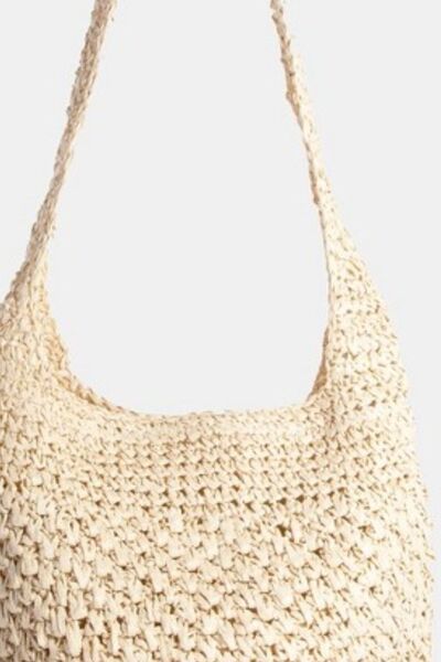 Pastel Yellow Intricate Braided Hobo Shoulder Bag - Tigbul's Variety Fashion Shop