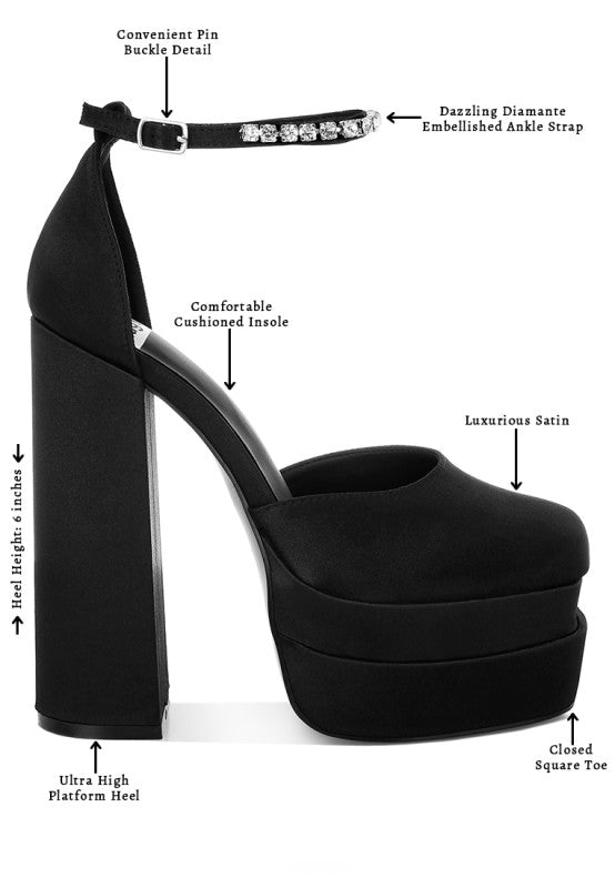Martini Sky High Platform Sandals - Tigbul's Variety Fashion Shop