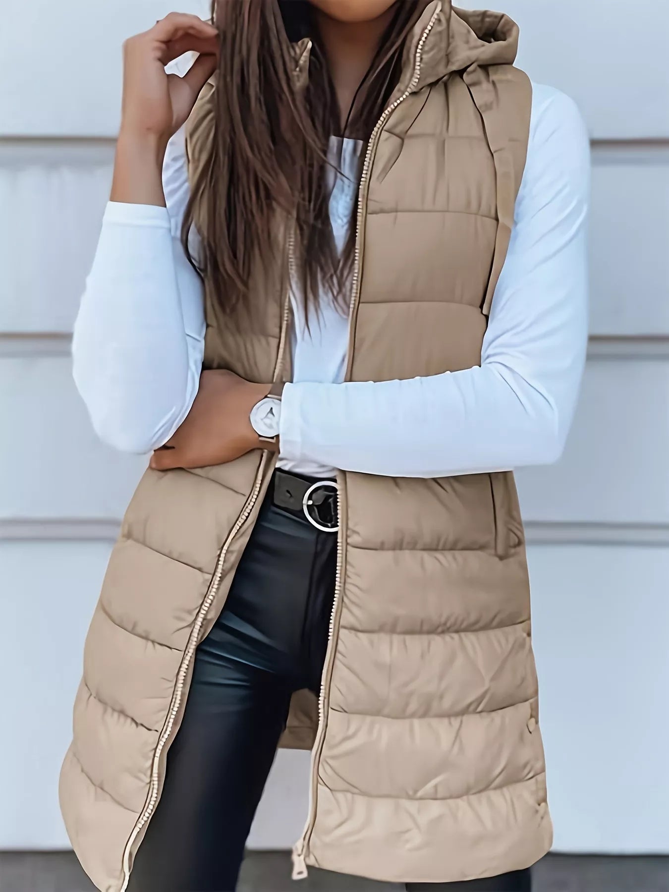 Zip Up Hooded Winter Coat - Tigbul's Variety Fashion Shop