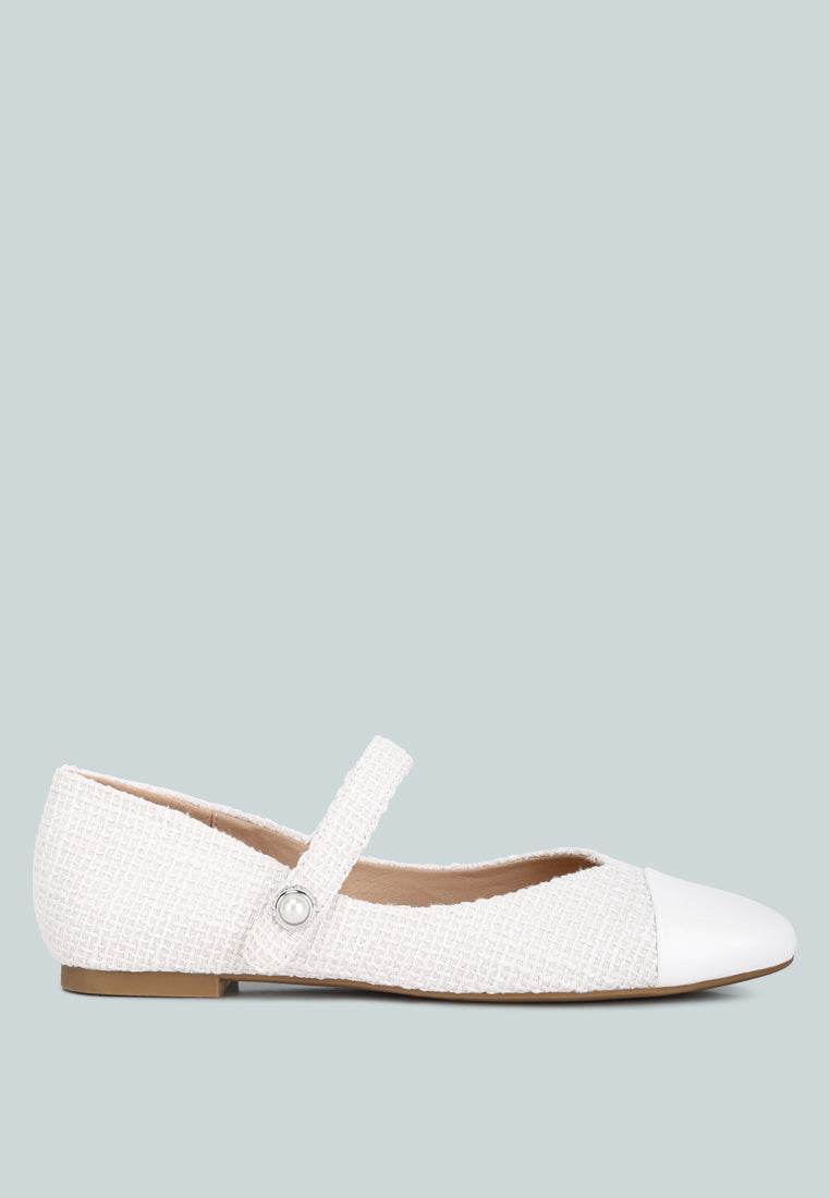 Albi Patent Toe Cap Satin Mary Jane - Tigbul's Variety Fashion Shop