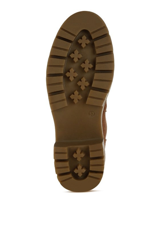 Vostok Suede Chunky Chelsea Boots - Tigbul's Variety Fashion Shop