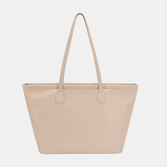 David Jones PU Leather Tote Bag - Tigbul's Variety Fashion Shop