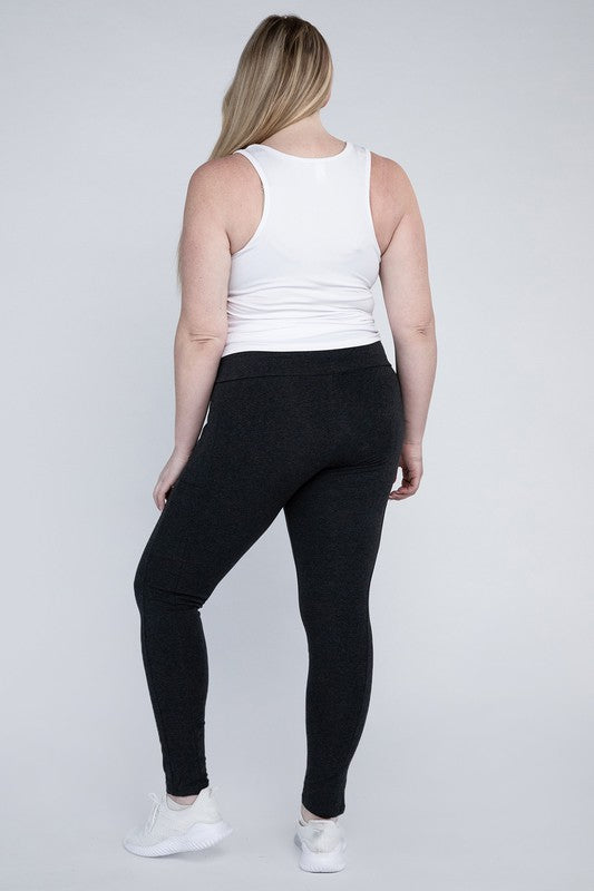 Plus Everyday Leggings with Pockets - Tigbul's Variety Fashion Shop
