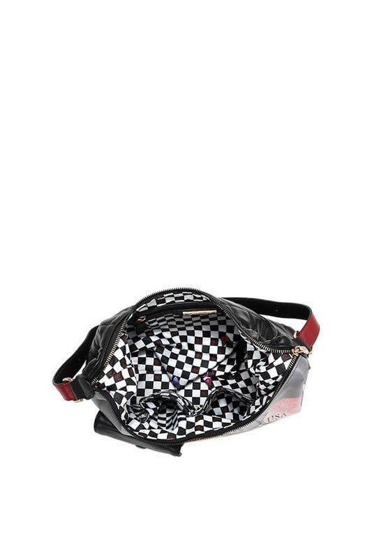 Nicole Lee USA Adjustable Strap Shoulder Bag - Tigbul's Variety Fashion Shop