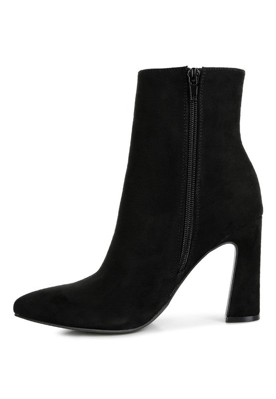 Clubdate Block Heeled Ankle Boots - Tigbul's Variety Fashion Shop