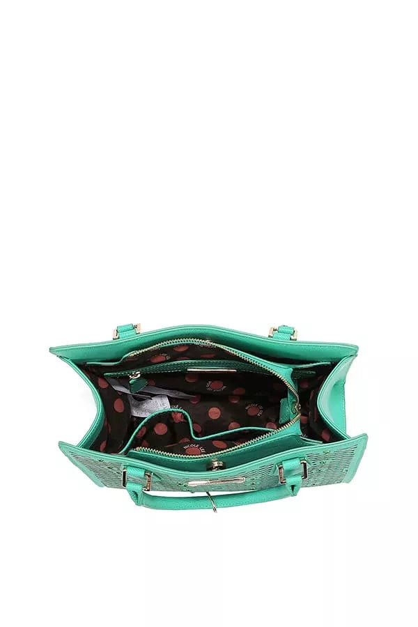 Nicole Lee USA Structured Tote Bag - Tigbul's Variety Fashion Shop