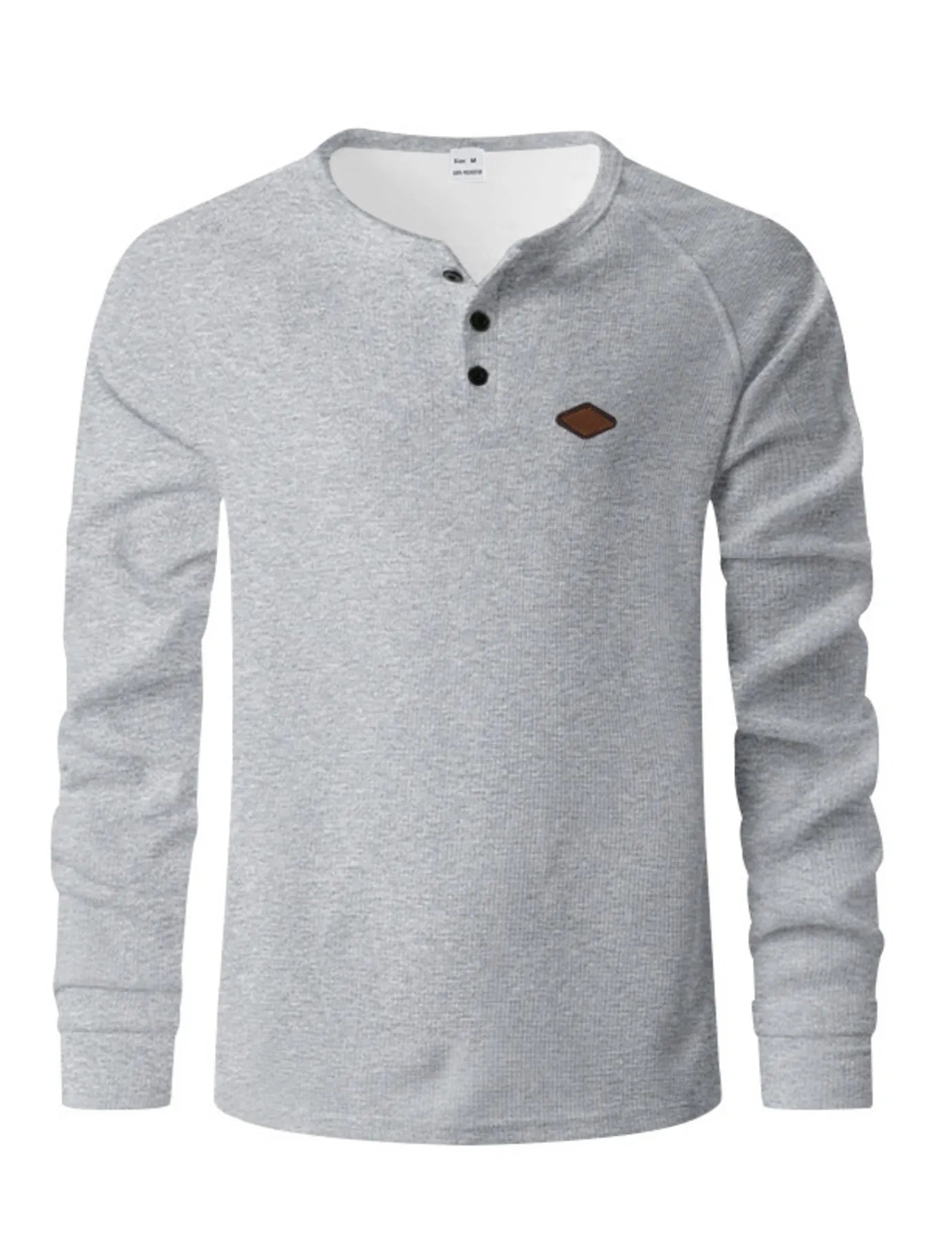 Men's Full Size Button Detail Long Sleeve T-Shirt Plus Size - Tigbul's Variety Fashion Shop