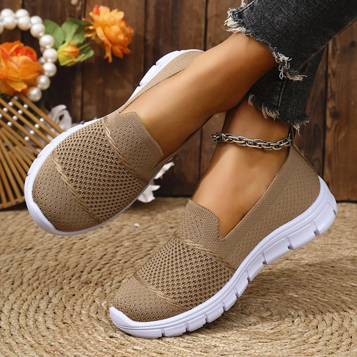 Breathable Mesh Athletic Slip-Ons - Tigbul's Variety Fashion Shop