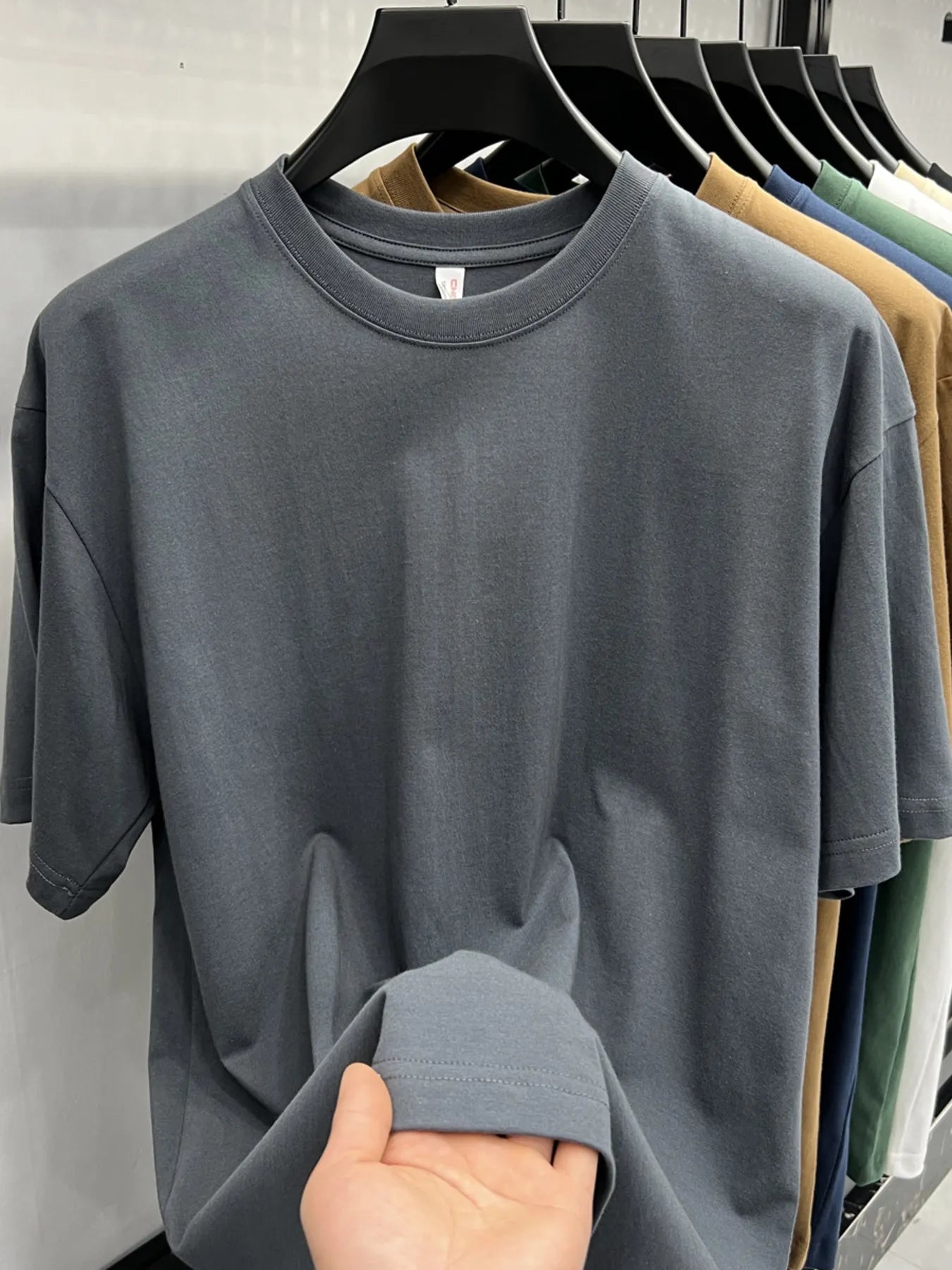 Men's Plus Size Round Neck Short Sleeve T-Shirt - Tigbul's Variety Fashion Shop
