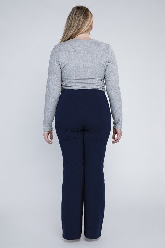 Plus Everyday Flare Bottoms - Tigbul's Variety Fashion Shop