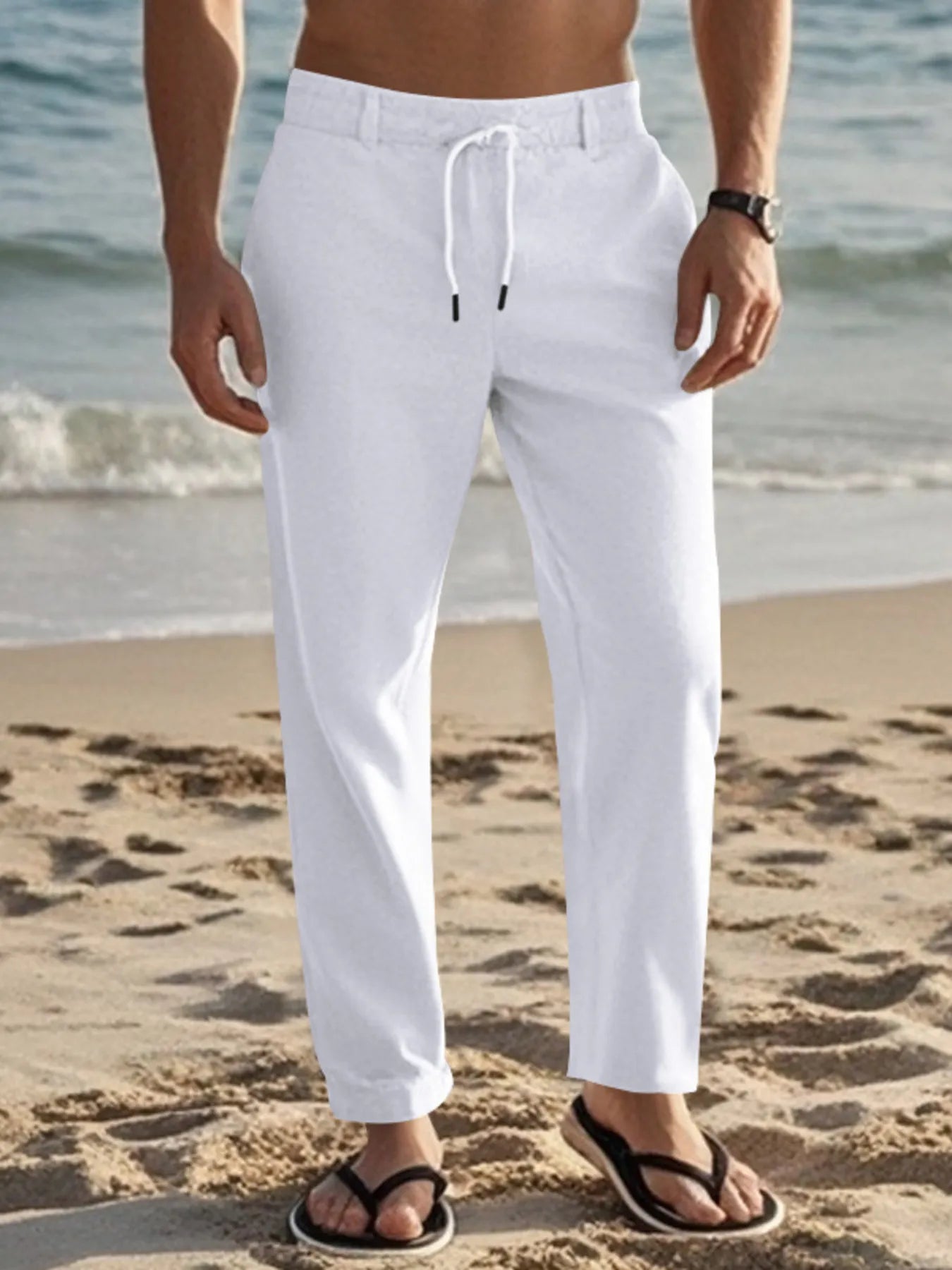 Men's Full Size Casual Drawstring Pants Plus Size - Tigbul's Variety Fashion Shop