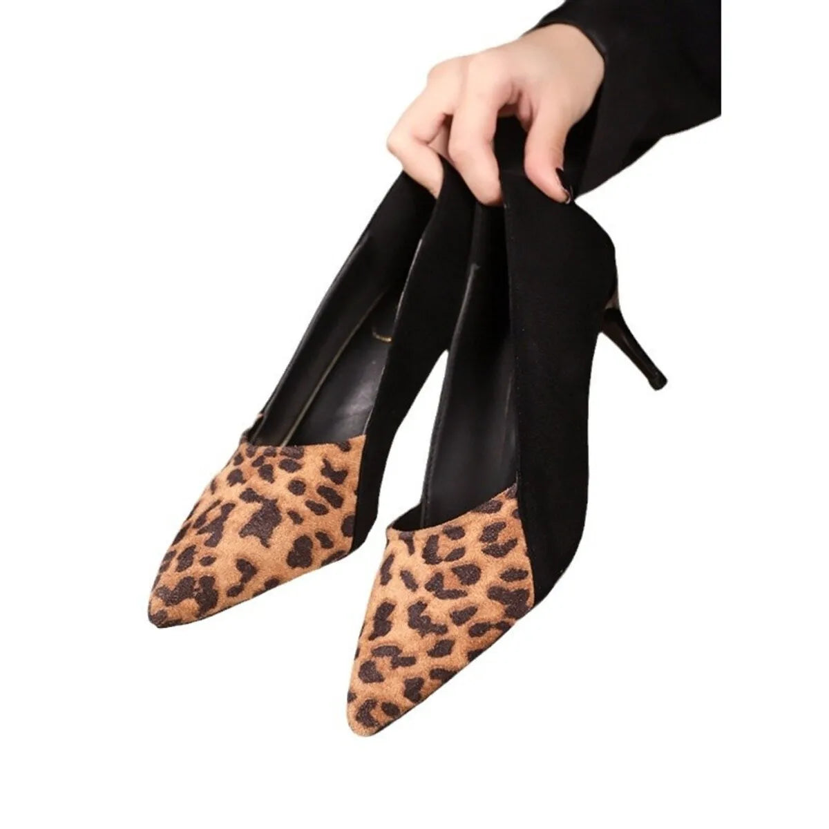 Point Toe Suede Pumps - Tigbul's Variety Fashion Shop