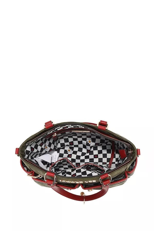 Nicole Lee USA Multi-Compartment Convertible Tote Bag - Tigbul's Variety Fashion Shop