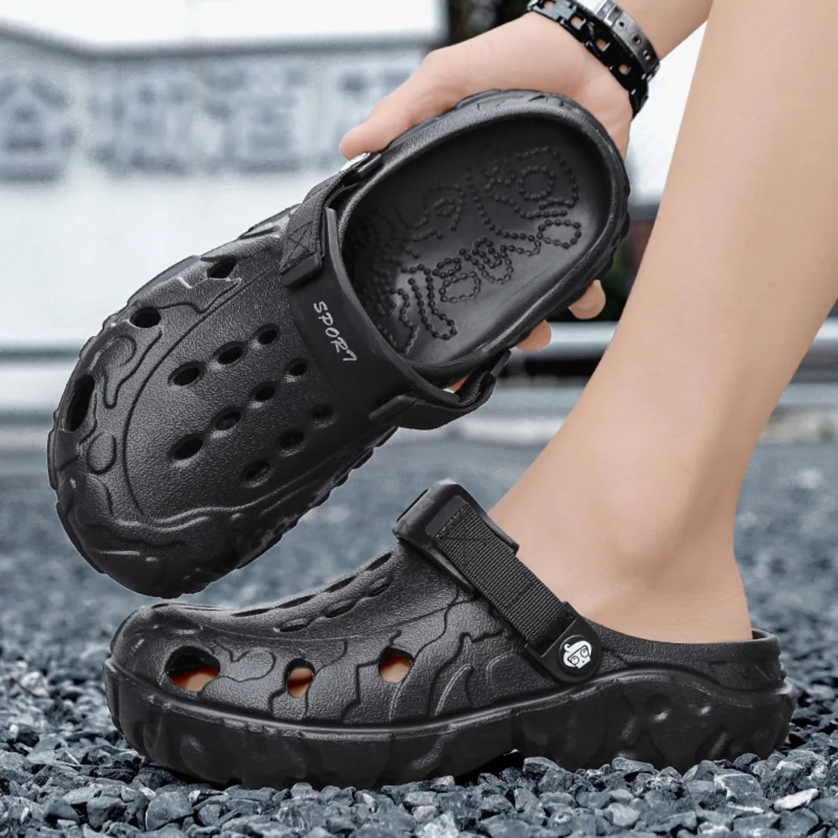 Men's Platform Breathable Sandals - Tigbul's Variety Fashion Shop