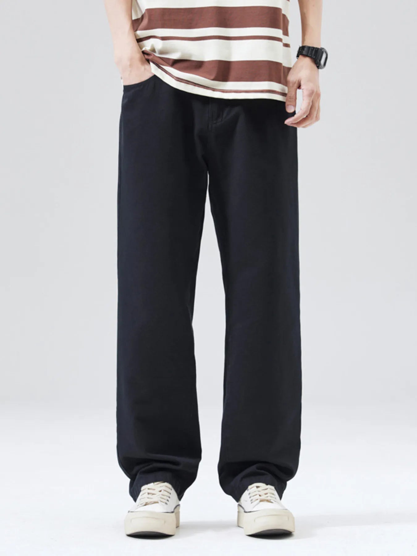 Men's Full Size Wide Leg Pants Plus Size - Tigbul's Variety Fashion Shop