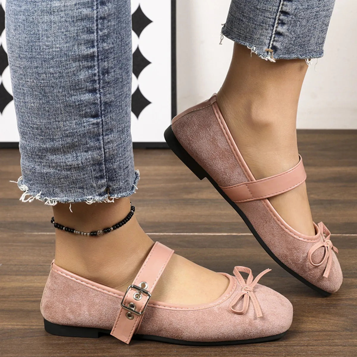 Square Toe Flats Slip-Ons - Tigbul's Variety Fashion Shop