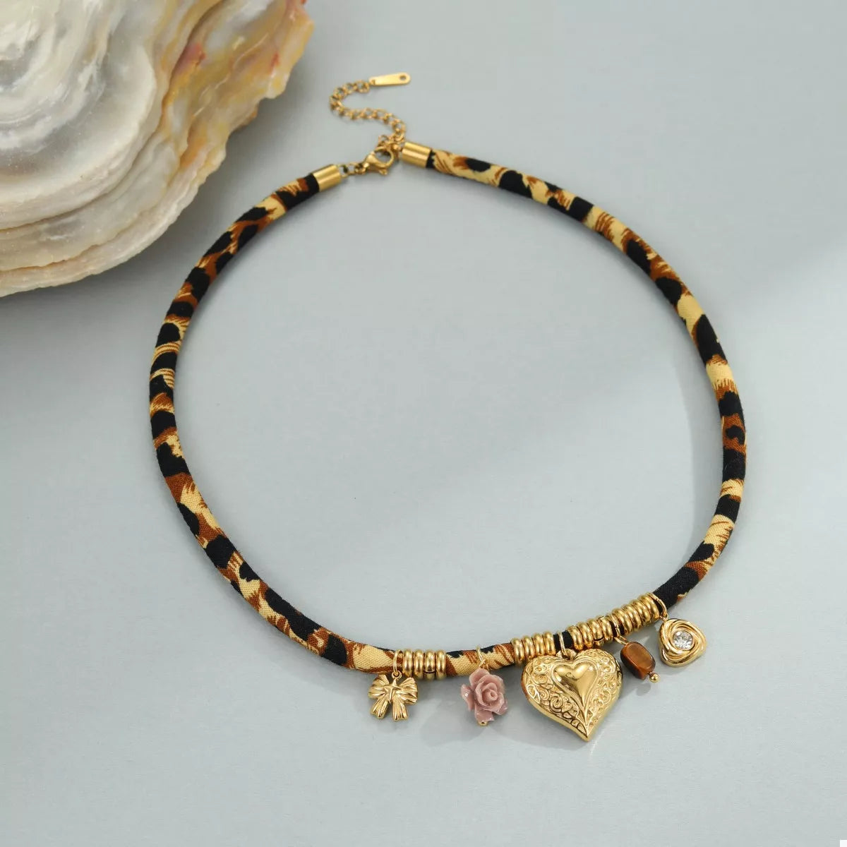 Leopard 18K Gold-Plated Necklace - Tigbul's Variety Fashion Shop