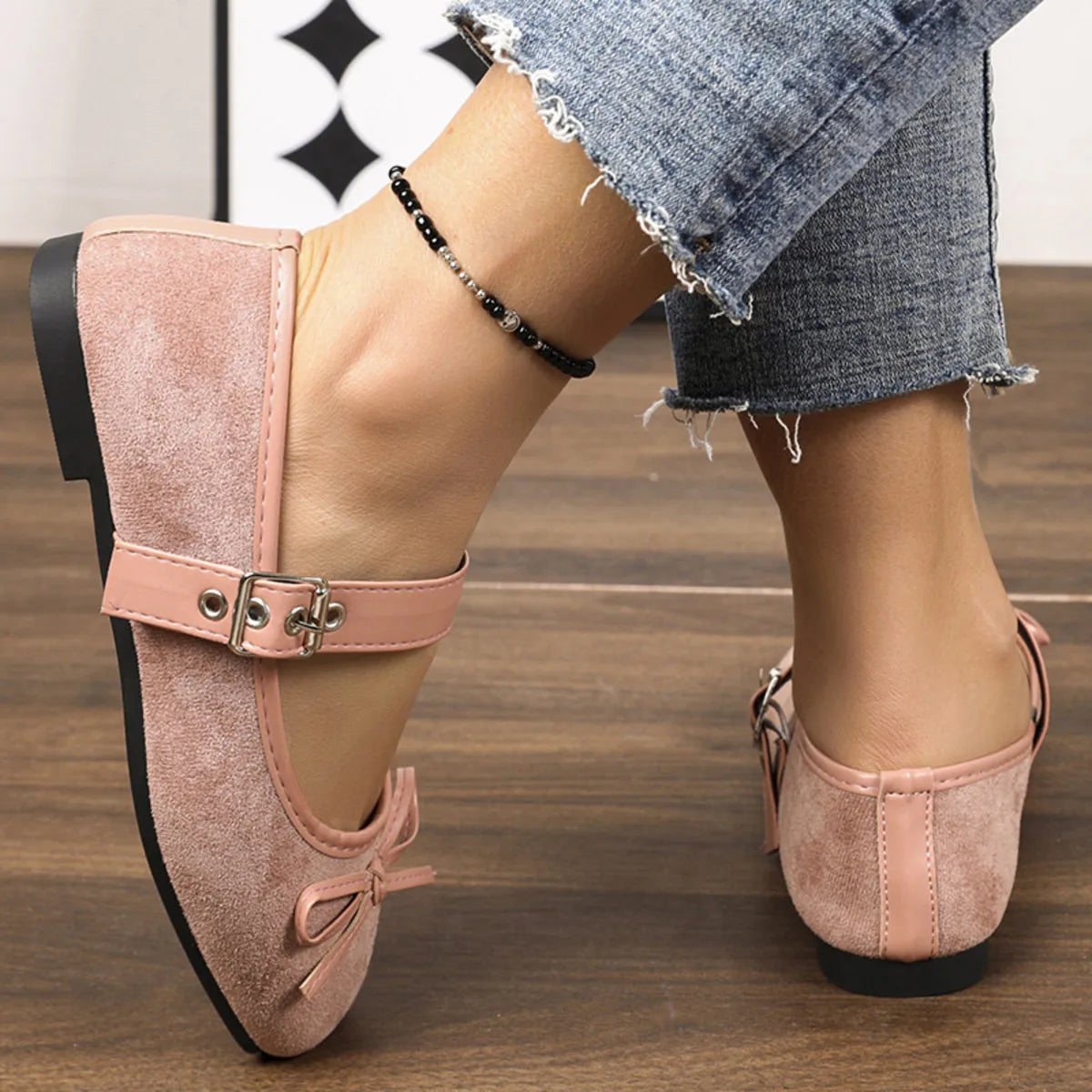 Square Toe Flats Slip-Ons - Tigbul's Variety Fashion Shop