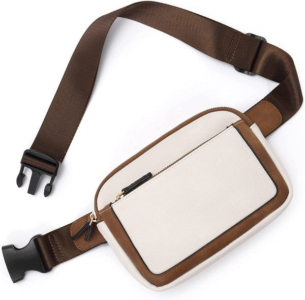 Presly Vegan Leather Everywhere Sling Belt Bag - Tigbul's Variety Fashion Shop