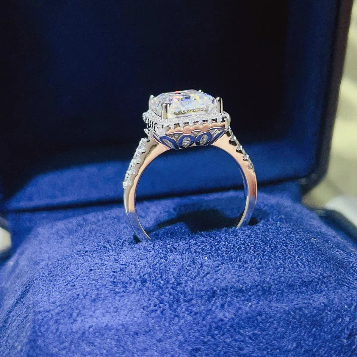 5 Carat Moissanite 925 Sterling Silver Ring - Tigbul's Variety Fashion Shop
