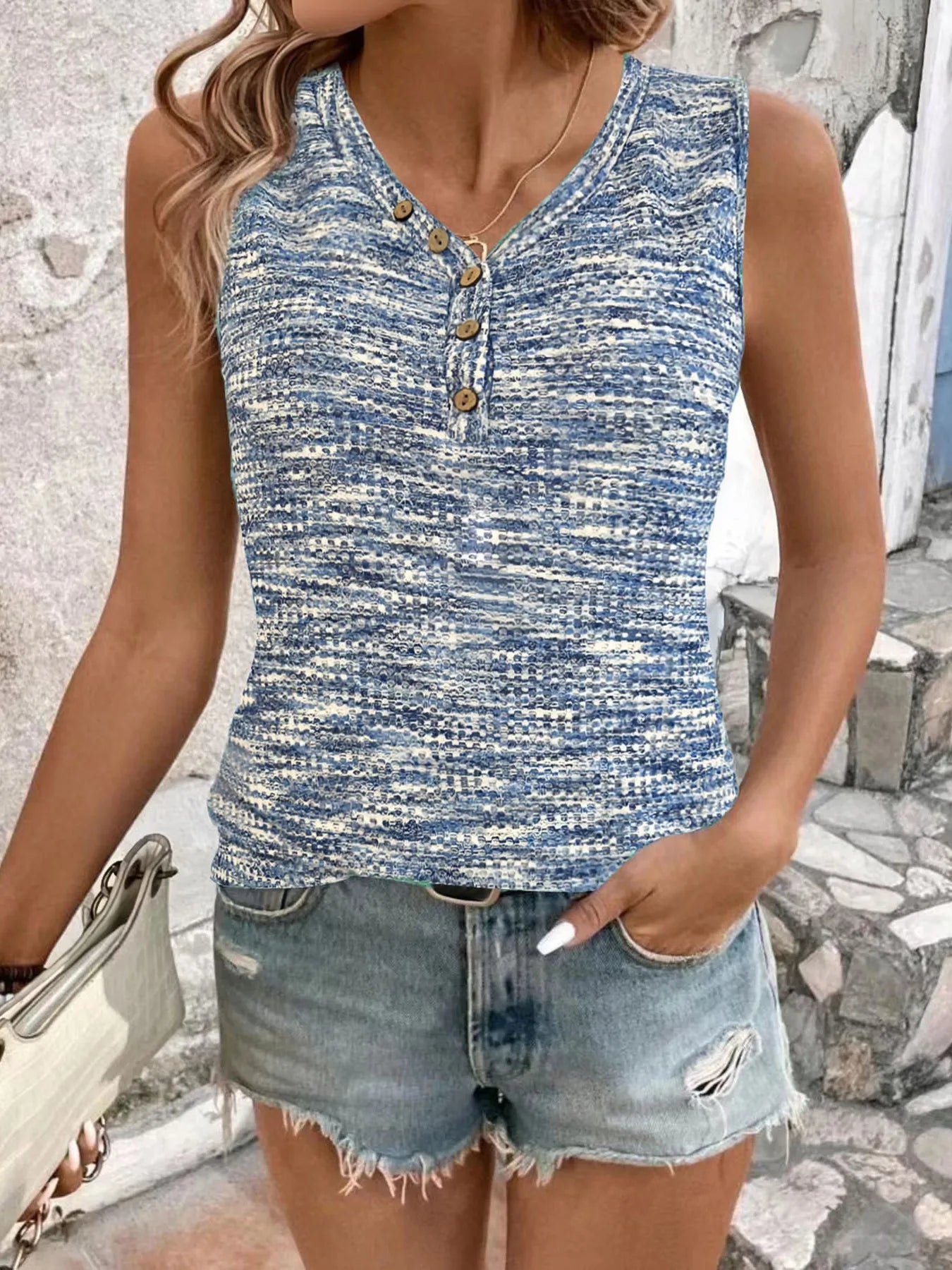 Full Size V-Neck Tank Plus Size - Tigbul's Variety Fashion Shop