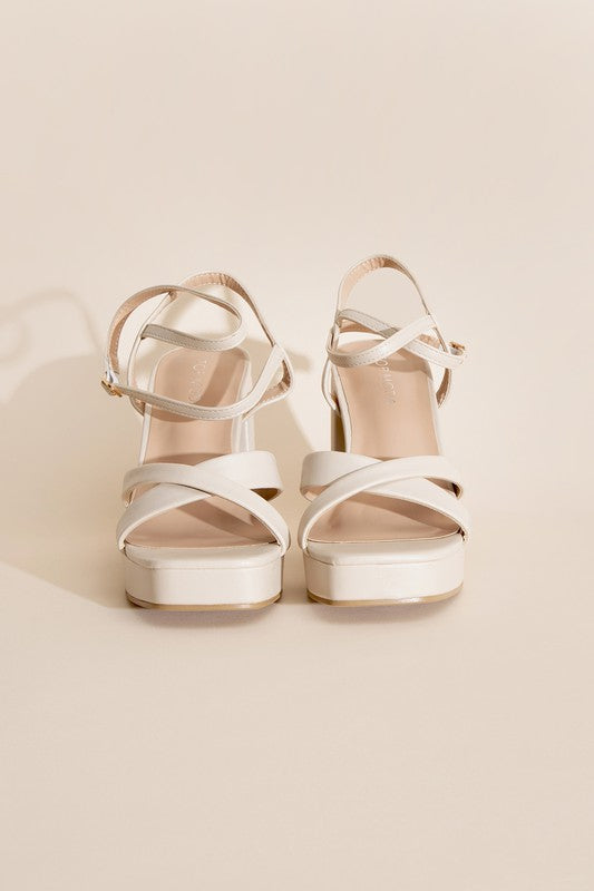 VALOR-1 Cross Ankle Strap Heels - Tigbul's Variety Fashion Shop