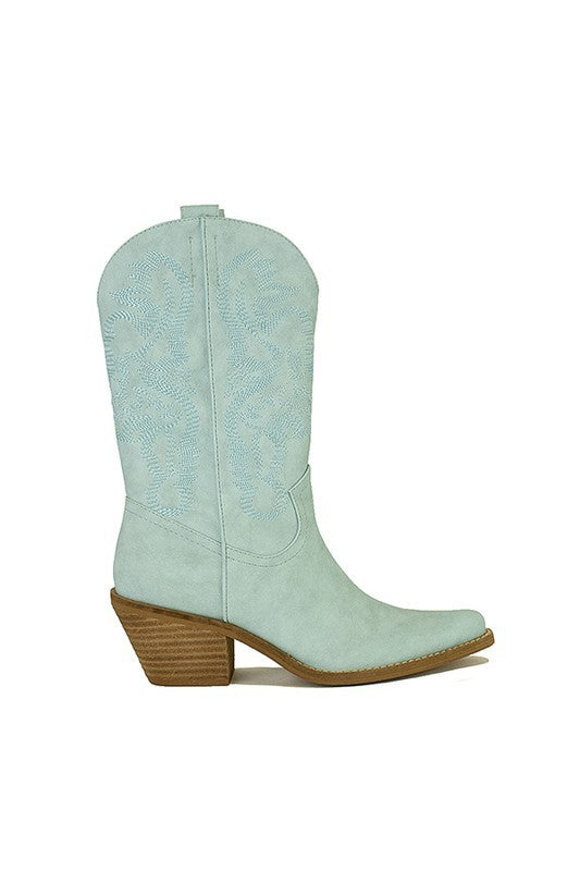 Women's Embroidered Western Boots - Tigbul's Variety Fashion Shop
