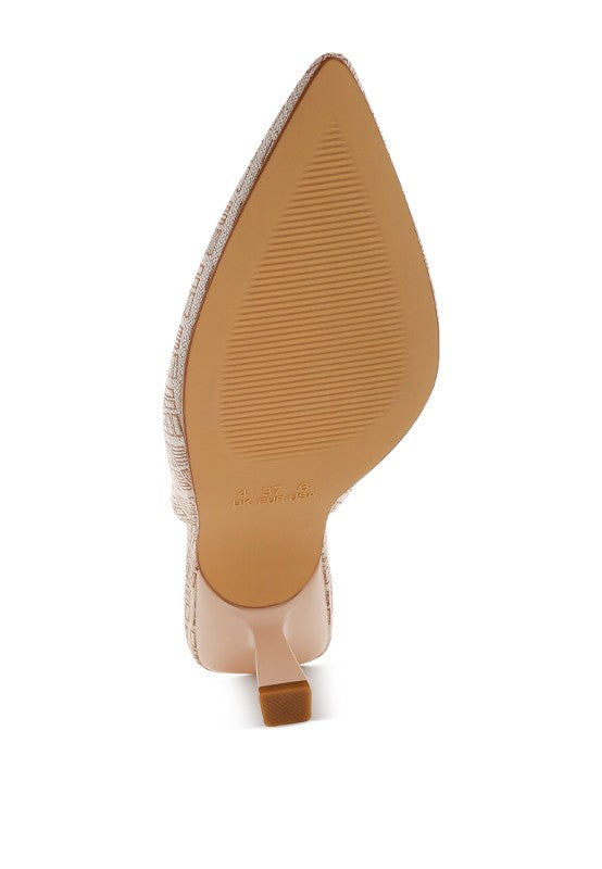 Faina Pointed Toe Kitten Heel Pumps - Tigbul's Variety Fashion Shop