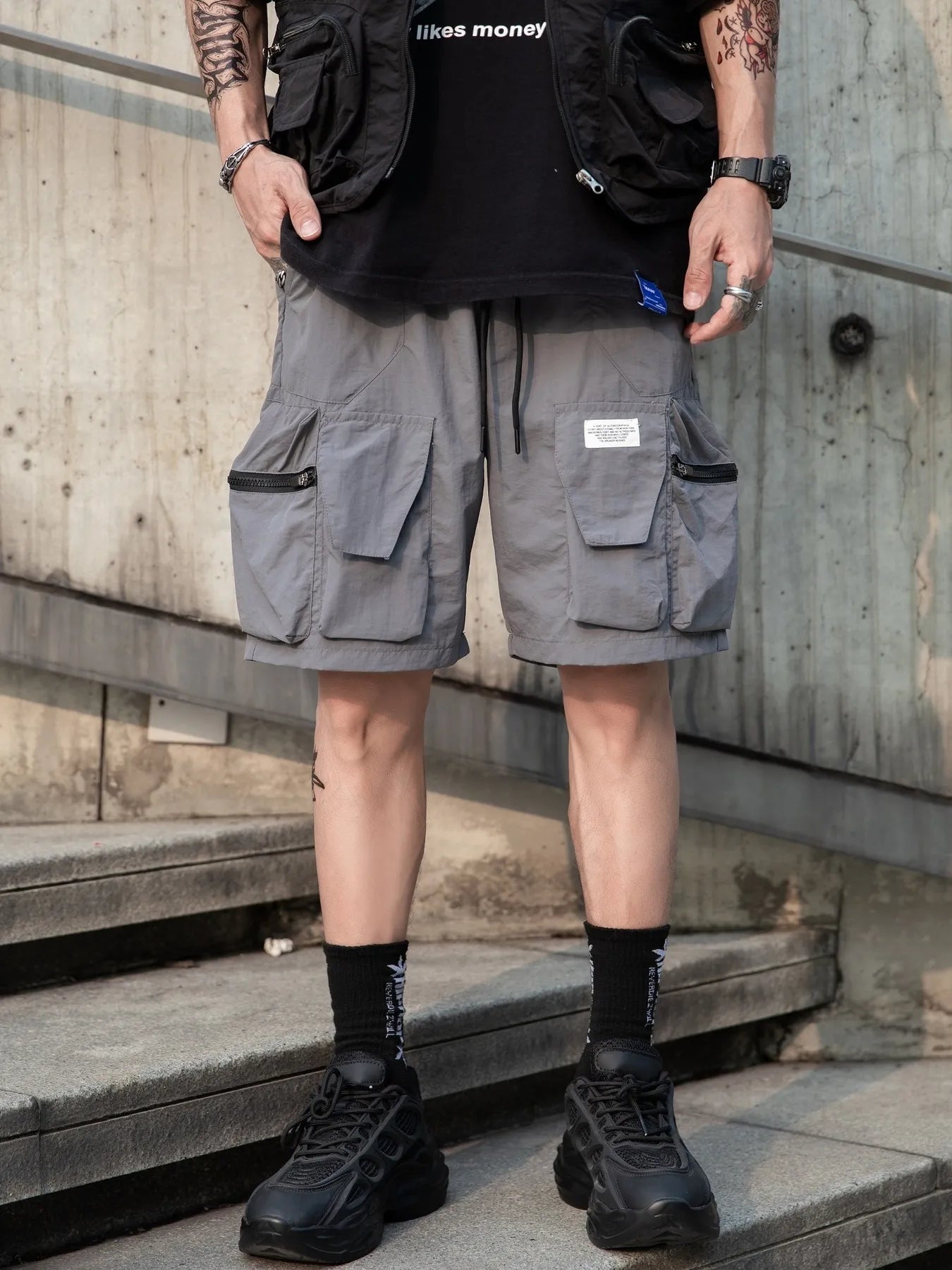 Men's Drawstring Cargo Shorts - Tigbul's Variety Fashion Shop