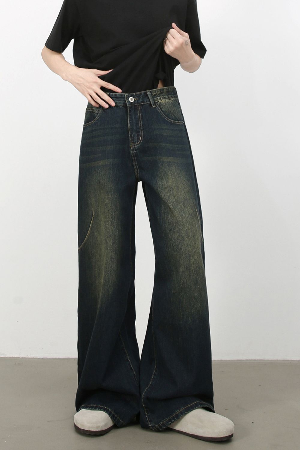 Men's Wide Leg Jeans - Tigbul's Variety Fashion Shop