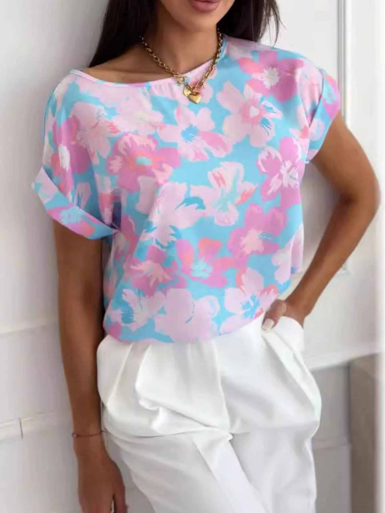 Classic Rolled Sleeve T-Shirt - Tigbul's Variety Fashion Shop
