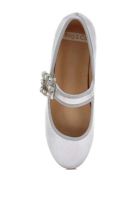 Upstage Brooch Mary Jane Sandals - Tigbul's Variety Fashion Shop