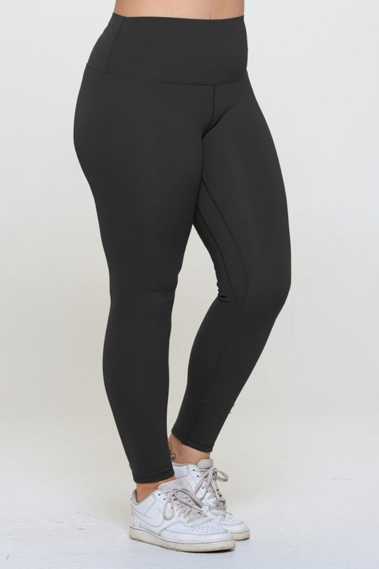 Black Fleece Lined High Waisted Leggings - Tigbul's Variety Fashion Shop