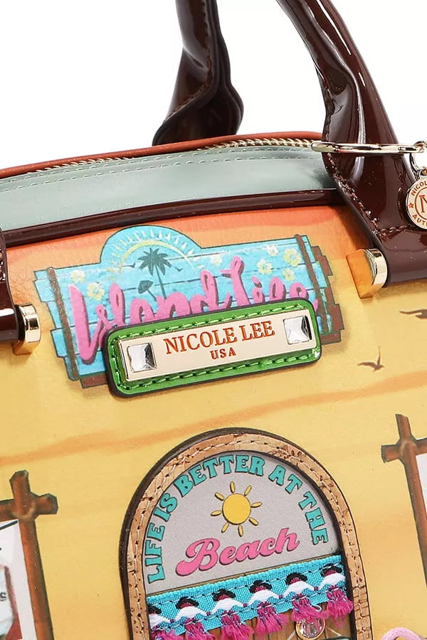 Nicole Lee USA Sun and Sand Dome Bag - Tigbul's Variety Fashion Shop