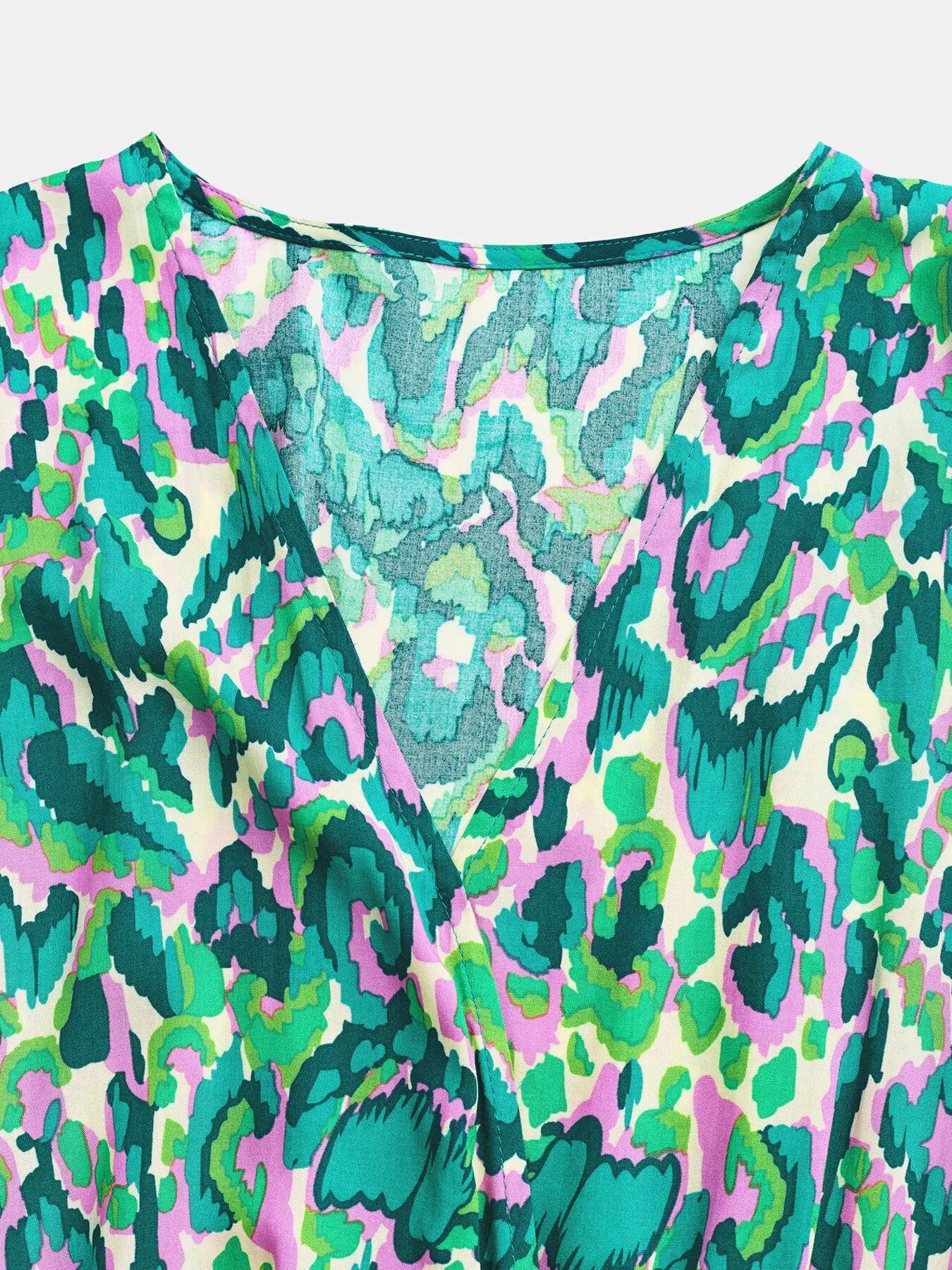 Bohemian Floral Print V-Neck Batwing Sleeve Romper - Tigbul's Variety Fashion Shop
